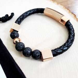 NATURAL STONE ESSENTIAL OIL BRACELET